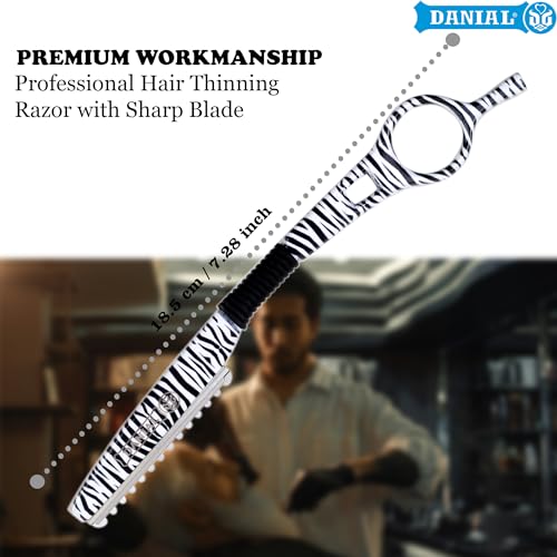 DANIAL Professional Hair Styling Thinning Texturizing Cutting Faether Razor - Image 3