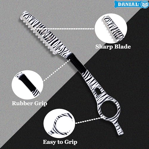 DANIAL Professional Hair Styling Thinning Texturizing Cutting Faether Razor - Image 2