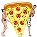 JOYIN Giant Inflatable Pizza Slice Pool Float Fun Pool Floaties Swim Party Toy Summer Pool Raft 1 Pack Extra Large with Cup Holders - Image 3