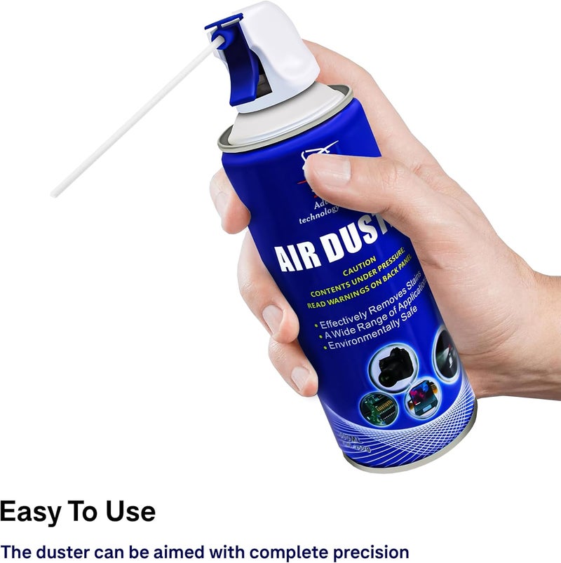 S-TEK AIR DUSTER FOR COMPUTER,LAPTOP, KEYBOARDS etc..400 ml ADVANCED CLEANING TECHNOLOGY - Image 3