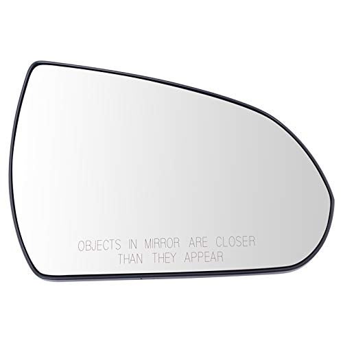 TRQ Exterior Side View Door Mirror Glass Heated RH for Hyundai Elantra - Image 1