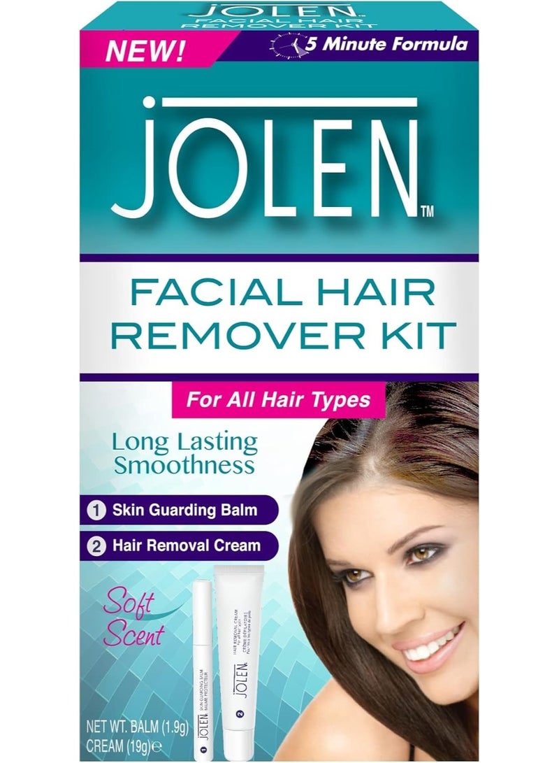 Jolen facial hair remover kit Blue - Image 2