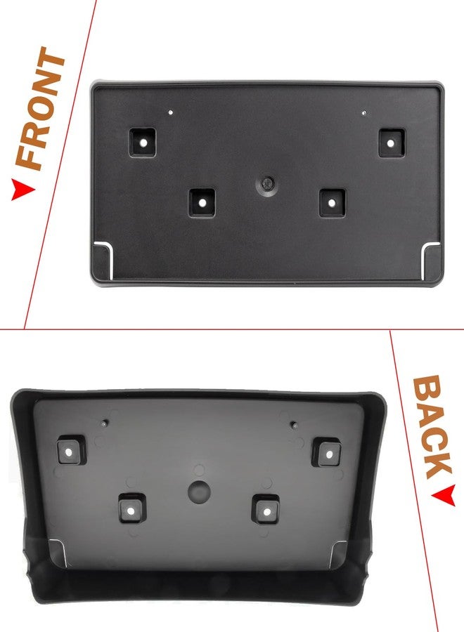 Wocch Front License Plate Frame for Jeep Grand Cherokee Type 2 2017 2018 2019 2020 2021 for Jeep Grand Cherokee WK 2022 Front Bumper License Plate Holder Mounting Bracket Replace # 68277137AA CH1068148 - Image 4