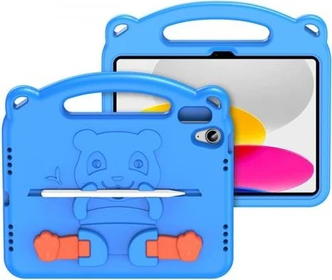 بولهاموبيل Polham Apple Ipad 10.2 Inch 2022 Compatible Shock Absorbing Tablet Case for Children, with Handle, Pen Domestic