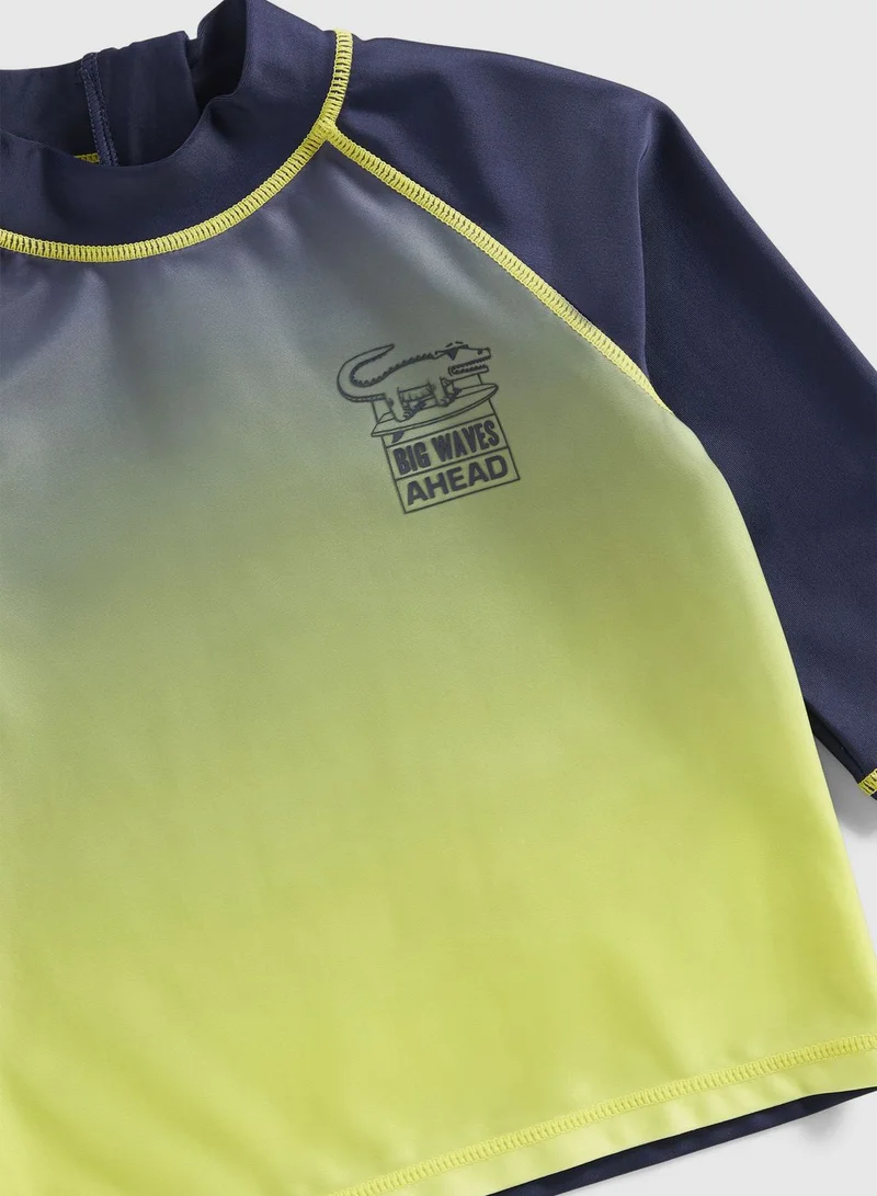 mothercare Croc Sunsafe Rash Vest UPF50+