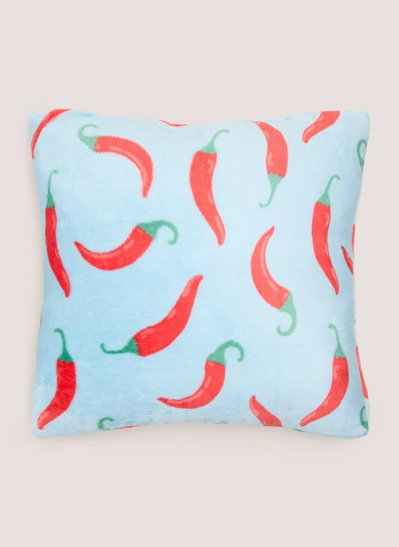 Matalan Blue Chilli Cushion