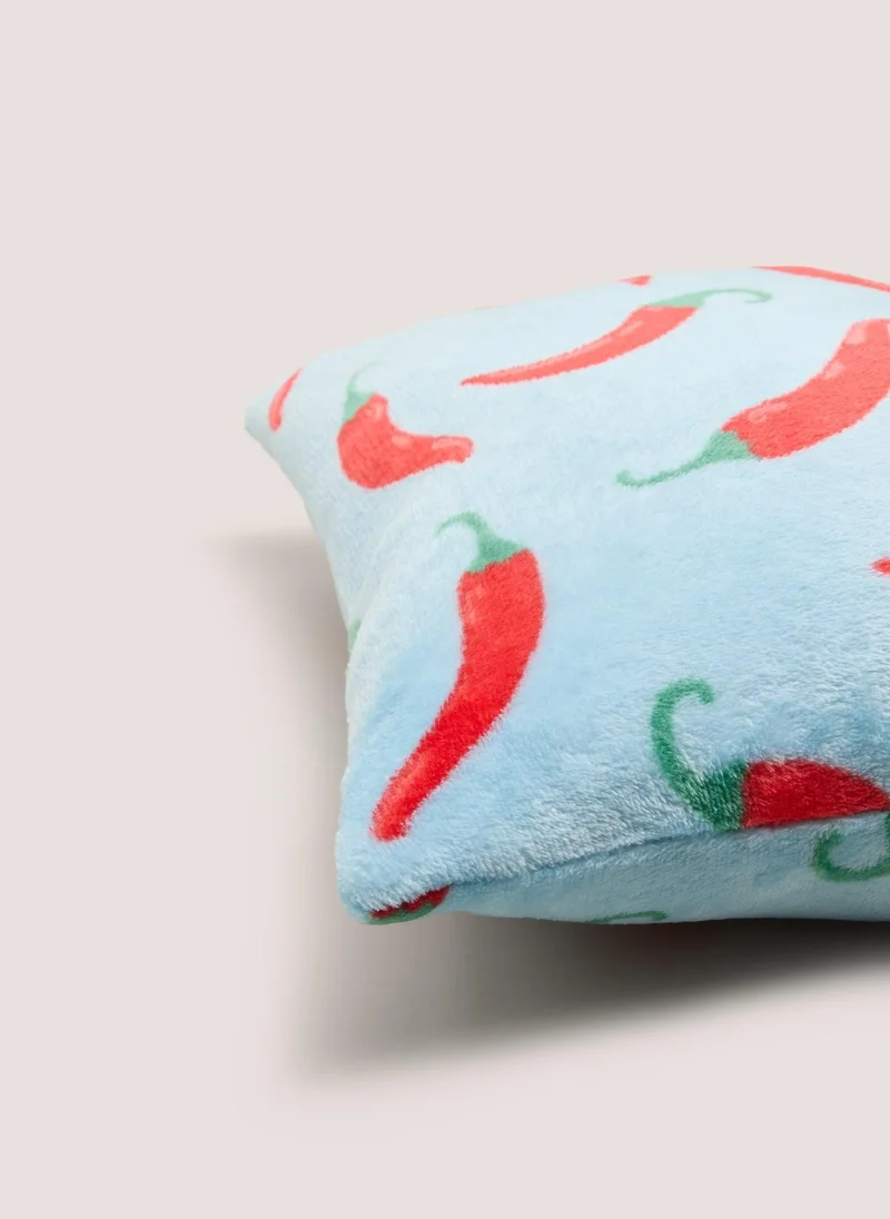 Matalan Blue Chilli Cushion