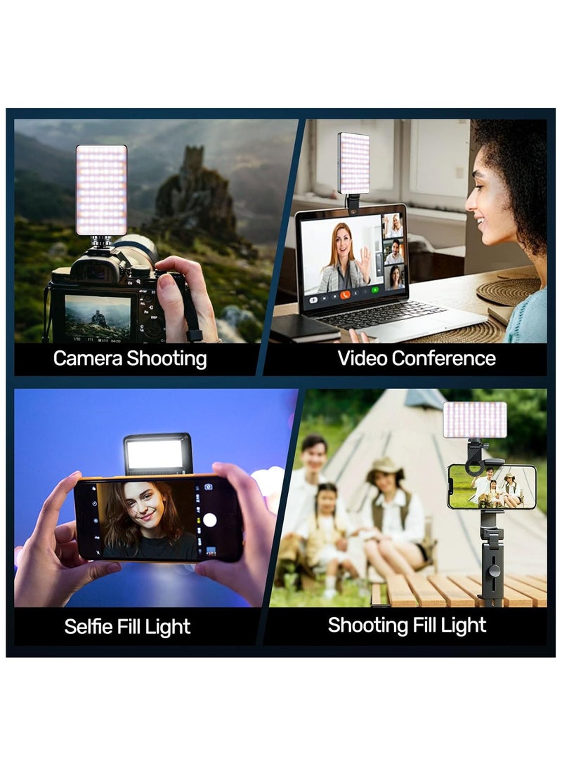 Magnetic Selfie Light for iPhone, 129 LED Rechargeable Phone Light with Clip, Adjustable 3 Light Modes, Perfect for Video Recording, Photography, Compatible with iPhone, Android, iPad, Laptops, and Cameras - Image 3