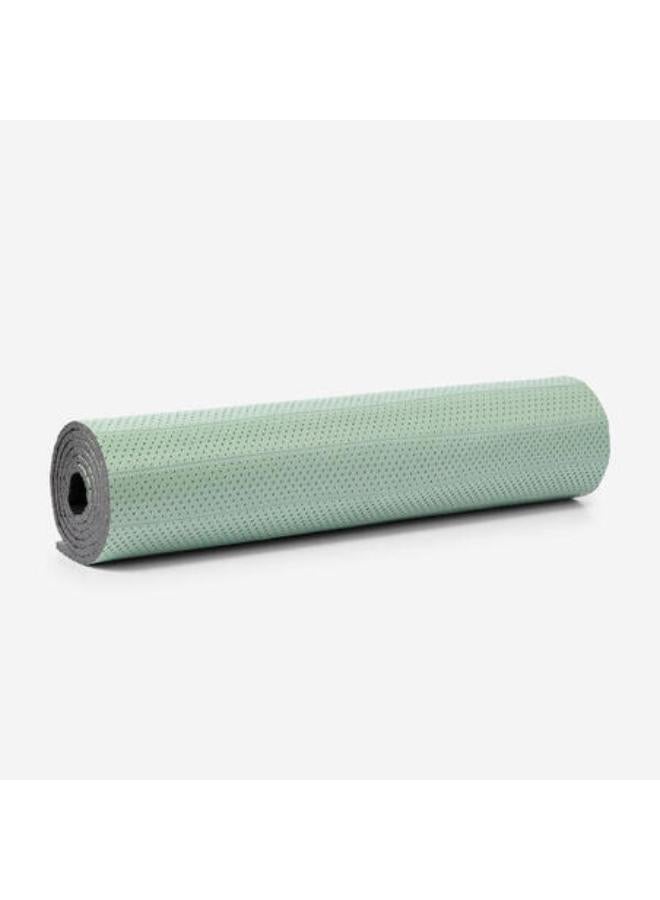 Domyos 7 mm Grippy and Comfortable Fitness Mat - Green - Image 1
