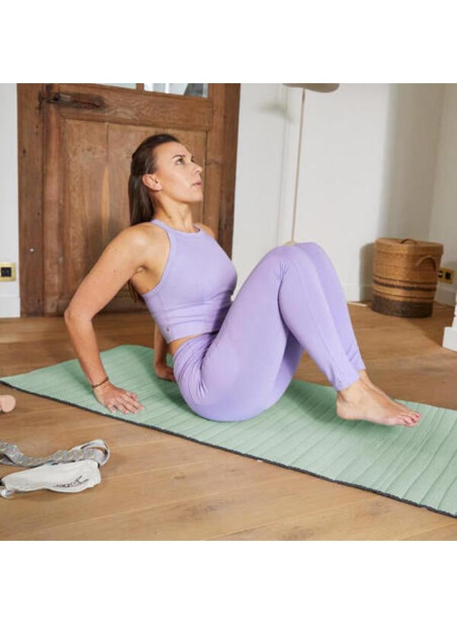 Domyos 7 mm Grippy and Comfortable Fitness Mat - Green - Image 2