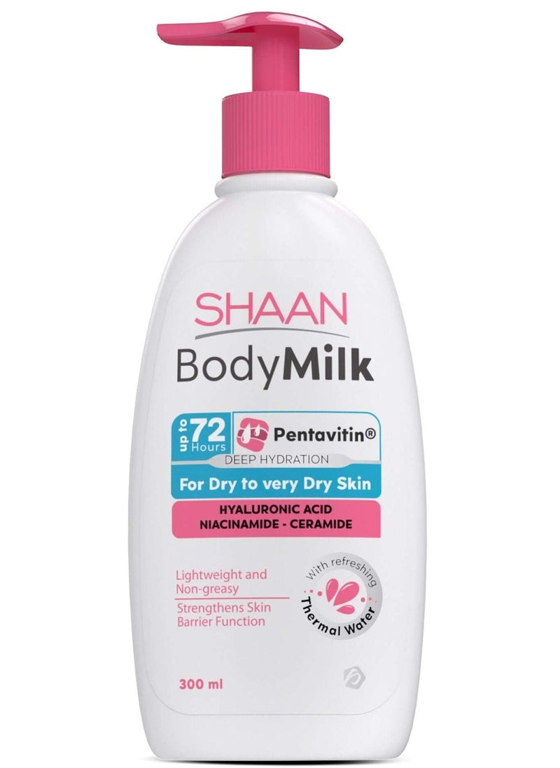 Shaan body milk 72 hours 300 ml 