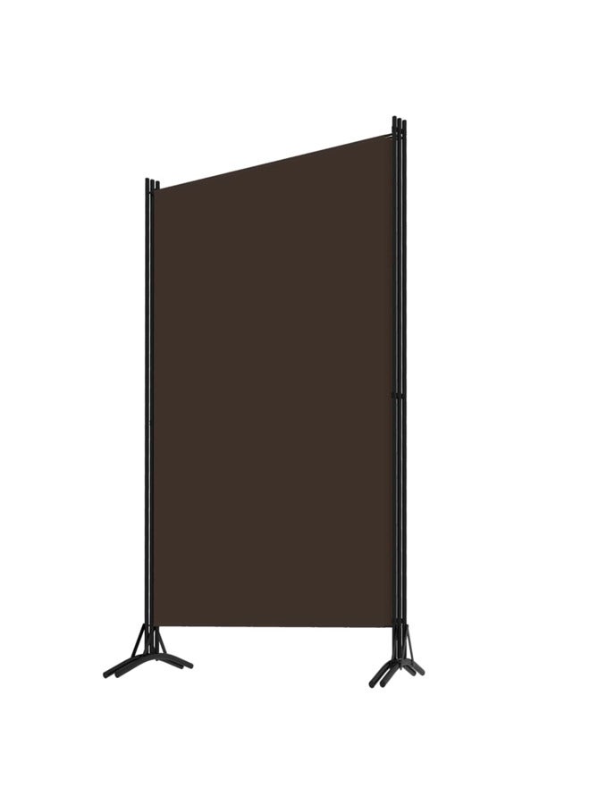 vidaxl 3-Panel Room Divider Brown 260x180 cm 320732 - Image 3