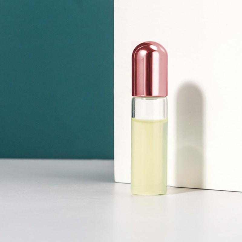 2ml Essential Oil Roller Bottles with Rose Gold Caps and Stainless Steel Balls, Glass Roll on Bottles for Perfume and Aromatherapy, Single Pack Refillable Travel Containers - Image 5