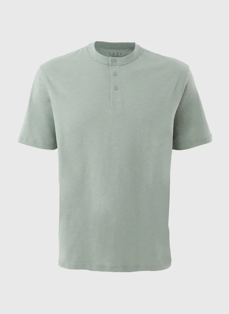Matalan Sage Grandad T-Shirt
