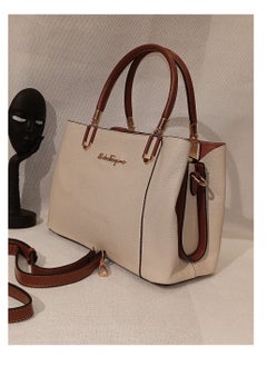 Women's bag with soft leather texture with adjustable handle