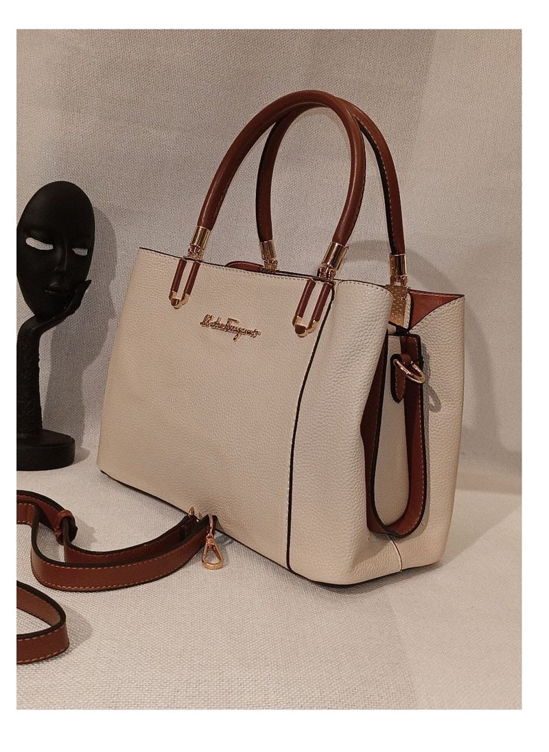 PACIFIC - Women's bag with soft leather texture with adjustable handle - Image 1