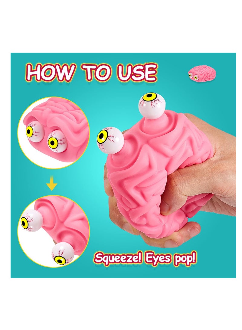 SOLARAE Fidget Splat Stress Relief Toy,Brain Relief Stress Ball Eye, Anxiety Relief Ball, Anti-Anxiety Focusing Fidget Toys, Fun Toy for Teens and Adults - Image 3