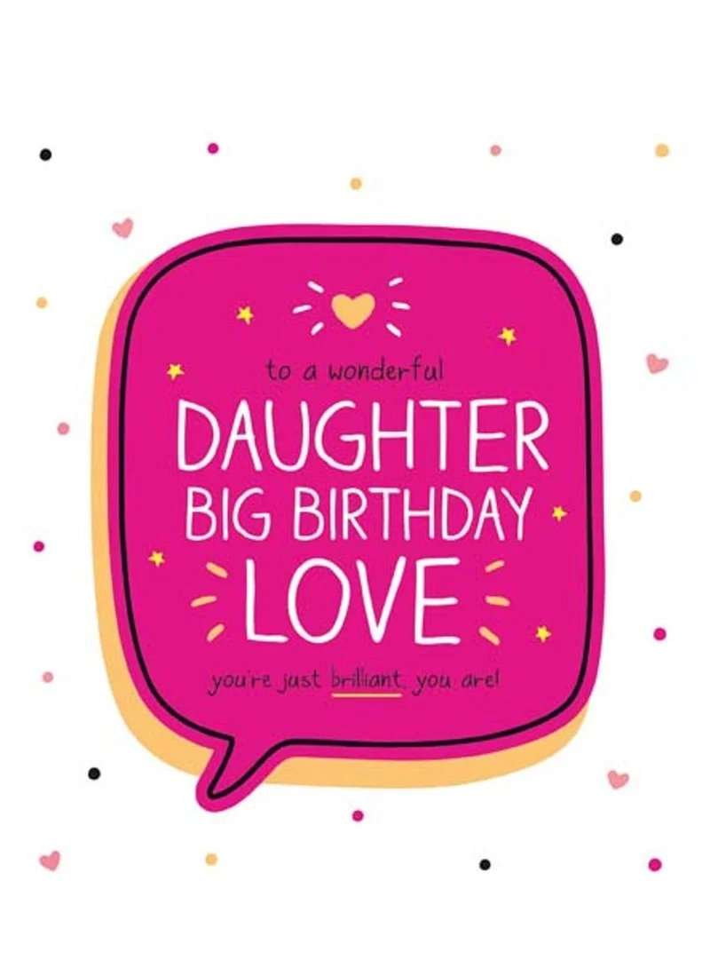 Pigment Happy Birthday Daughter Greeting Card
