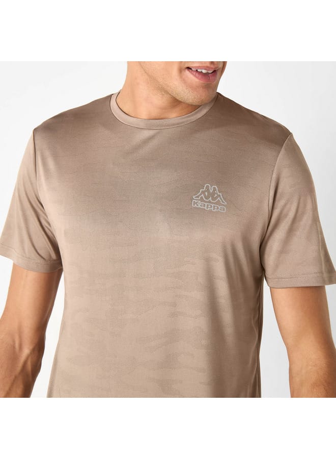 Kappa Kappa Logo Print T-shirt with Crew Neck and Short Sleeves  - Image 4