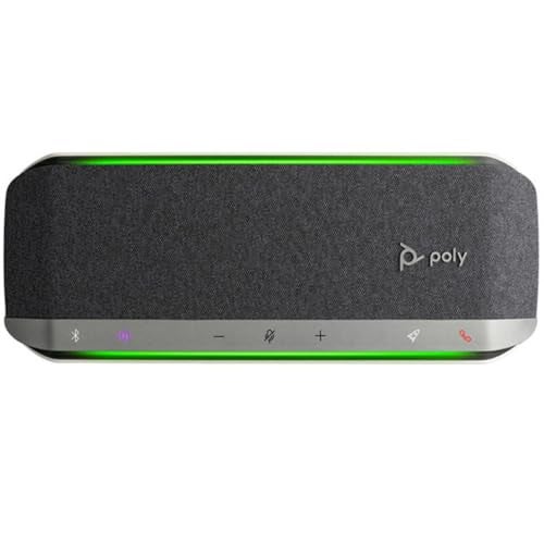 Poly by Plantronics - Sync 40 Smart Speakerphone - Flexible Work Spaces - Connect to PC/Mac via Combined USB-A/USB-C Cable and Smartphones via Bluetooth - Works with Teams, Zoom & More - Image 1