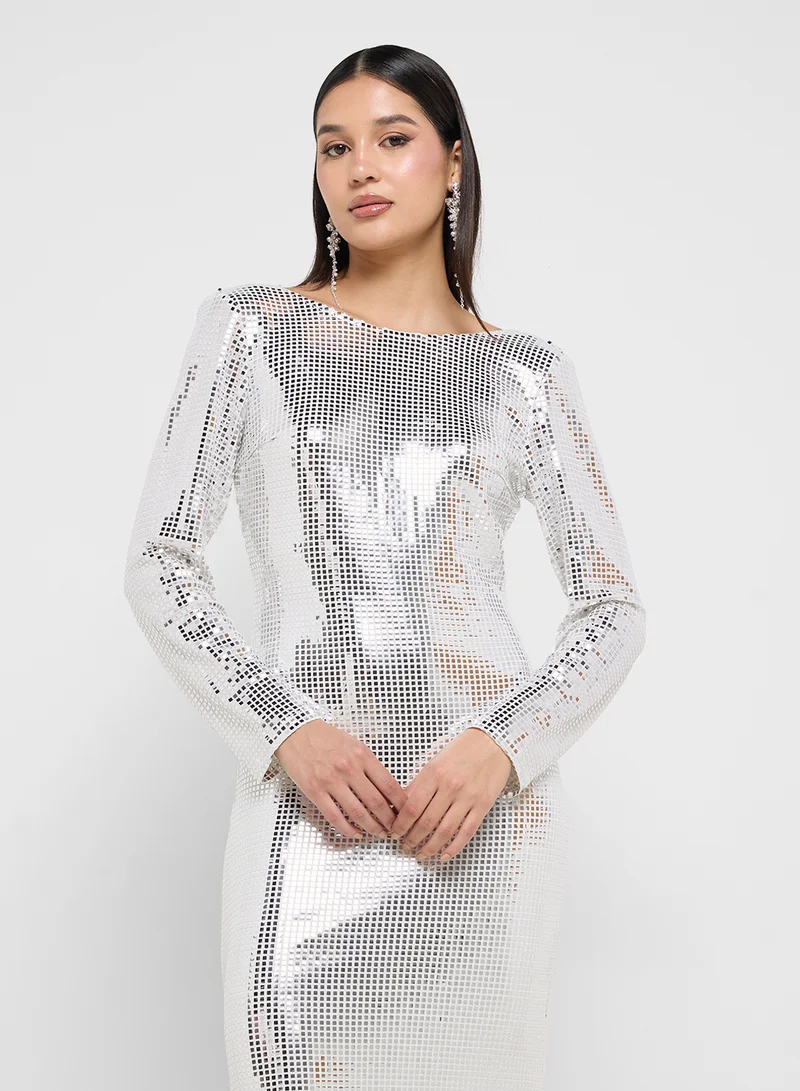Ginger Boutique Sequin Evening Dress