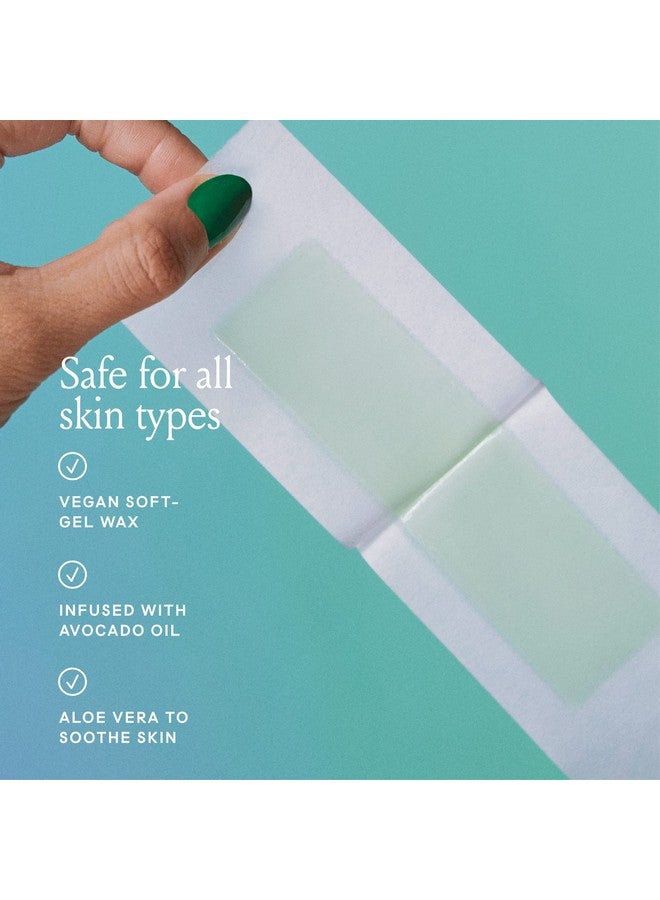 Billie Billie Wax Kit - Face & Bikini - 32 wax strips - 6 post-wax serum wipes  - Image 4