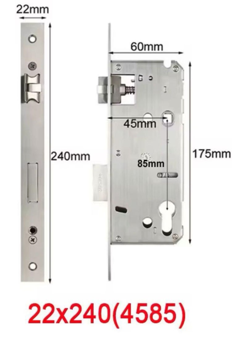 Smart door lock, with mortise lock body/ 4 ways to open - Image 3