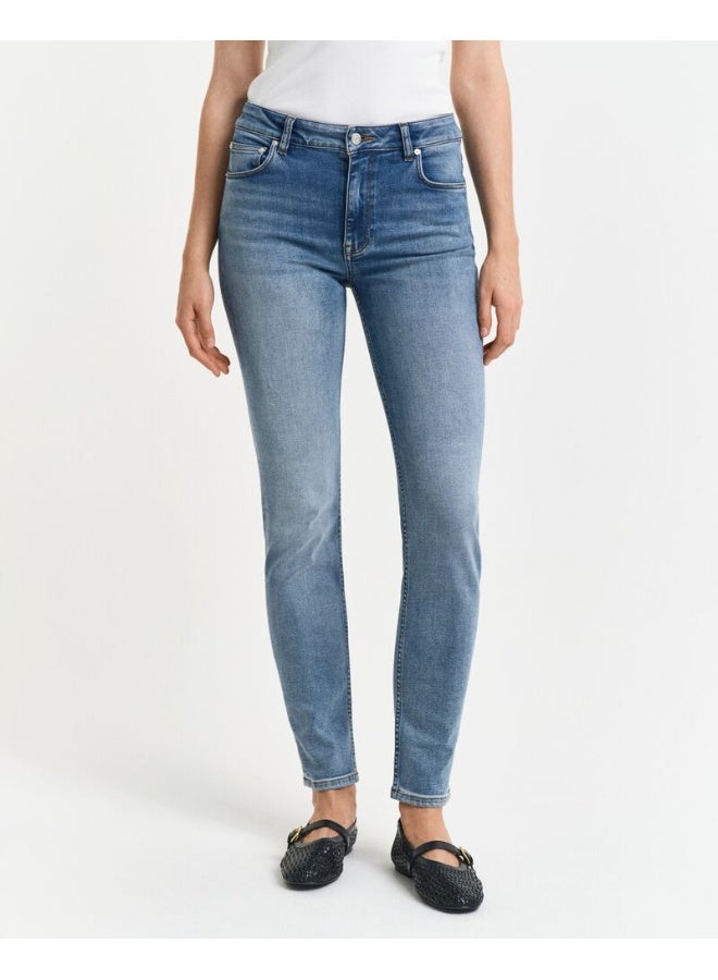 Gant Slim Super Stretch Jeans - Image 2