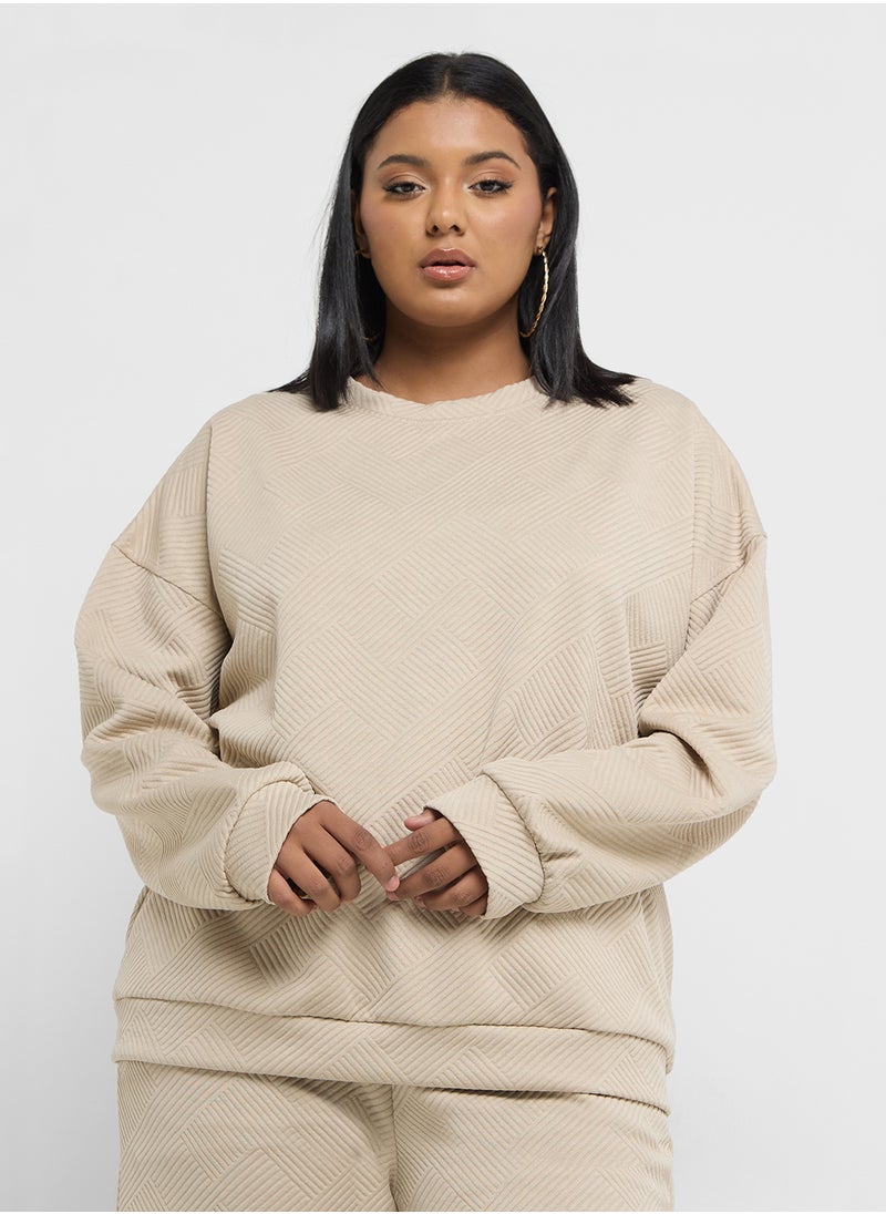 Ginger Plus - Oversize Sweatshirt & Sweatpant Set - Image 1