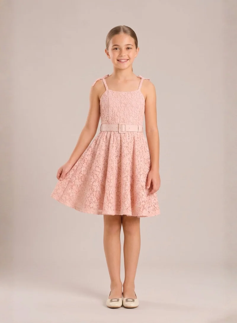 Luxe & Hardy Girl Daisy Daze Embroidered Dress