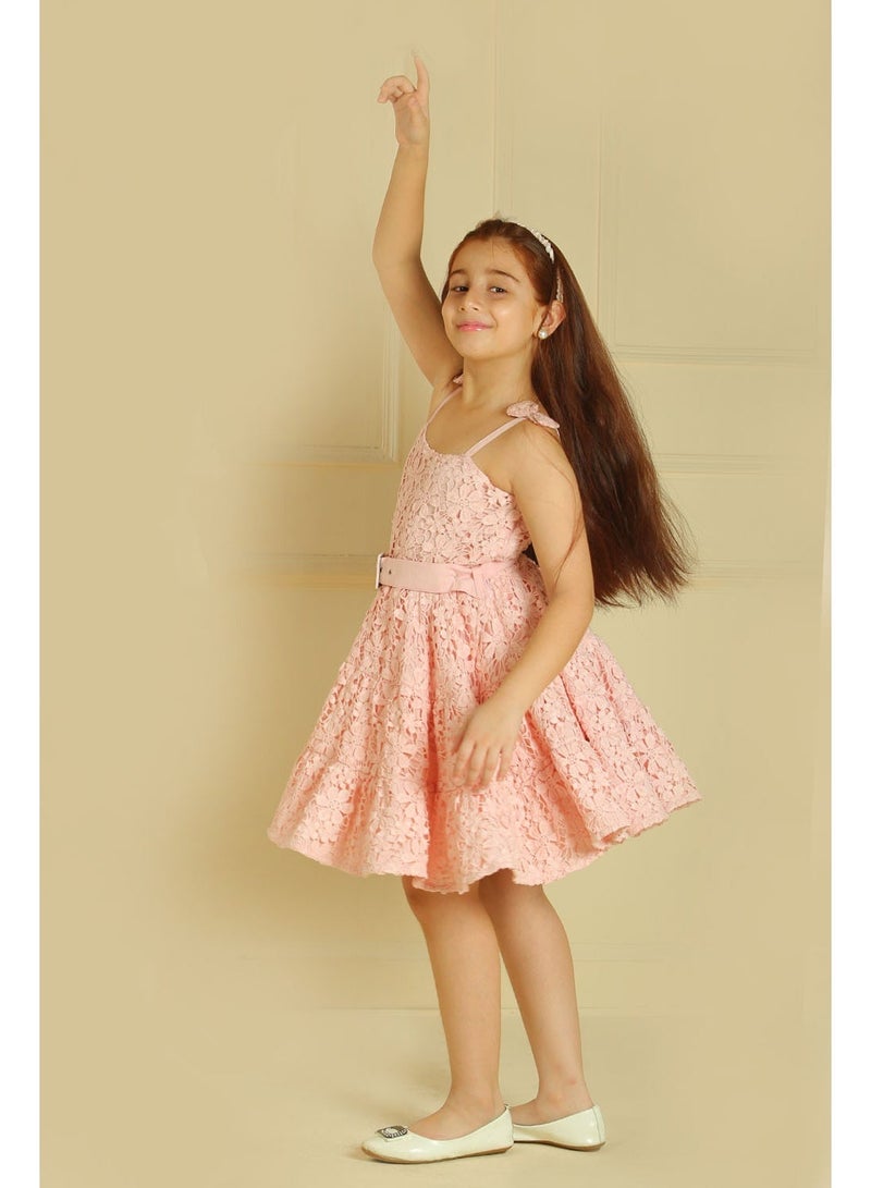 Luxe & Hardy Girl Daisy Daze Embroidered Dress - Image 3