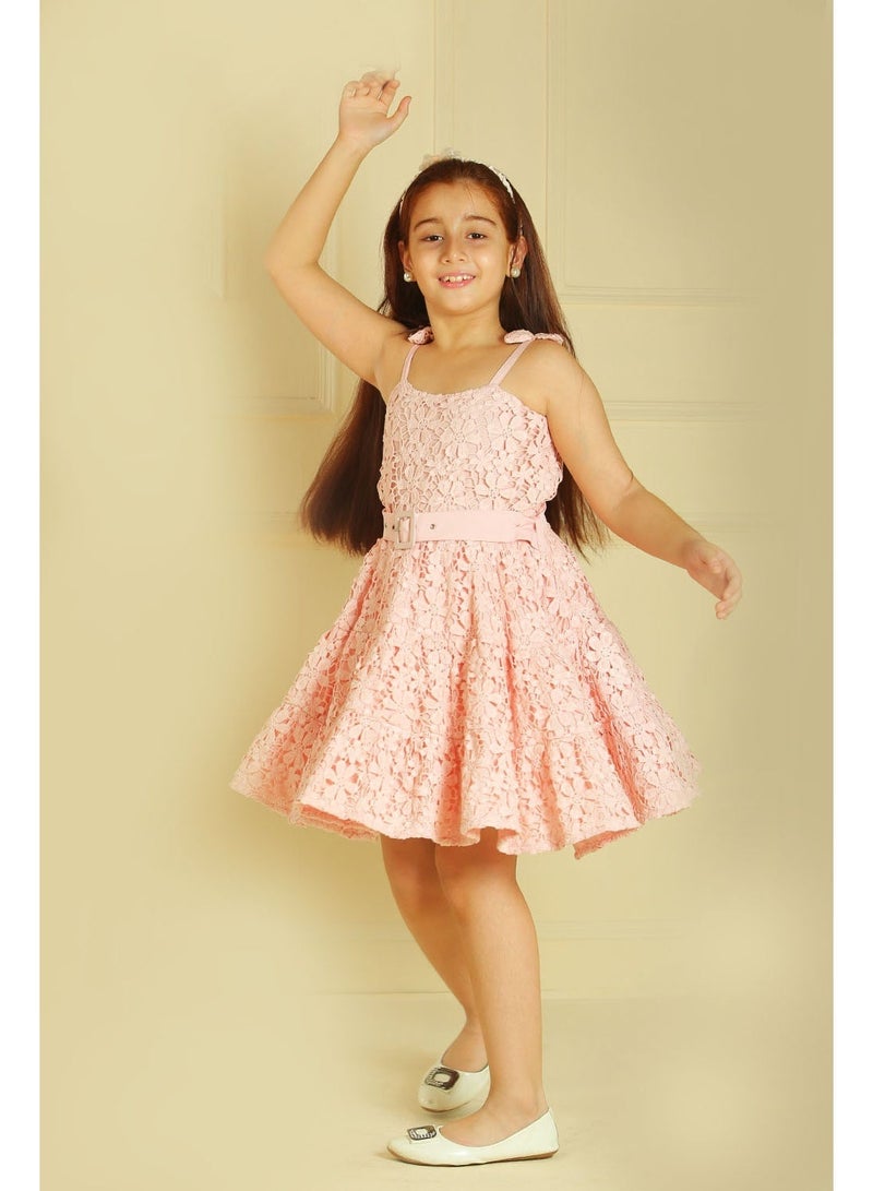 Luxe & Hardy Girl Daisy Daze Embroidered Dress - Image 2
