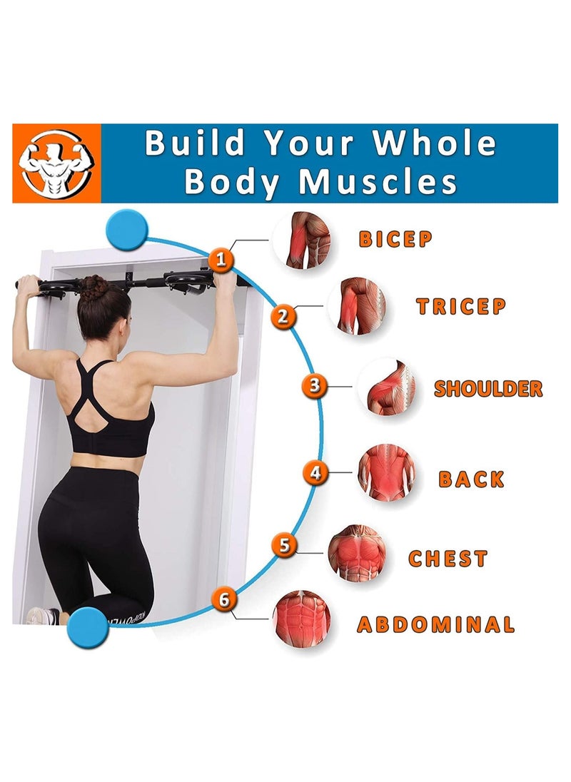 Cool Baby Style COOLBABY Door Pull-Up Bar Household Pull-Up Bar Multi-Functional Pull-Up Bar Portable Fitness Door Bar  - Image 3