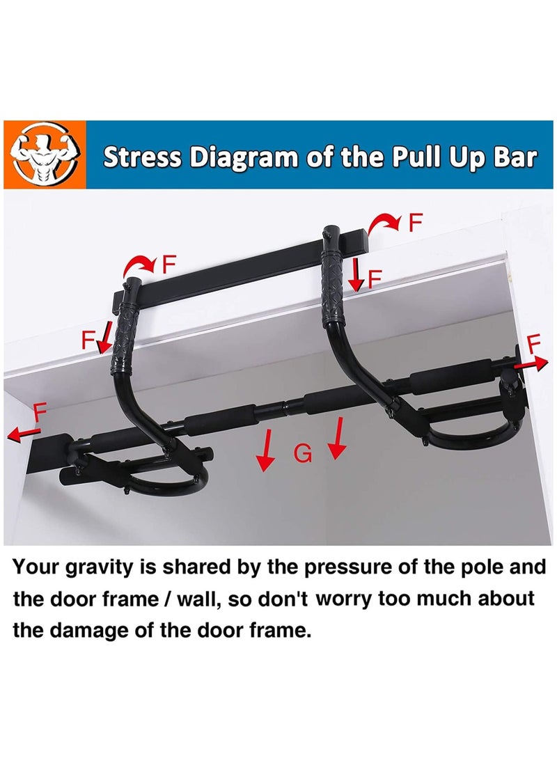 Cool Baby Style COOLBABY Door Pull-Up Bar Household Pull-Up Bar Multi-Functional Pull-Up Bar Portable Fitness Door Bar  - Image 2