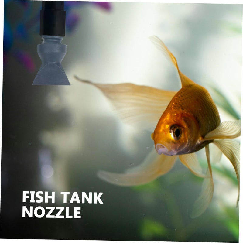 Flexible Aquarium Water Outlet Nozzle Black Replacement 2pcs Kit - Image 3