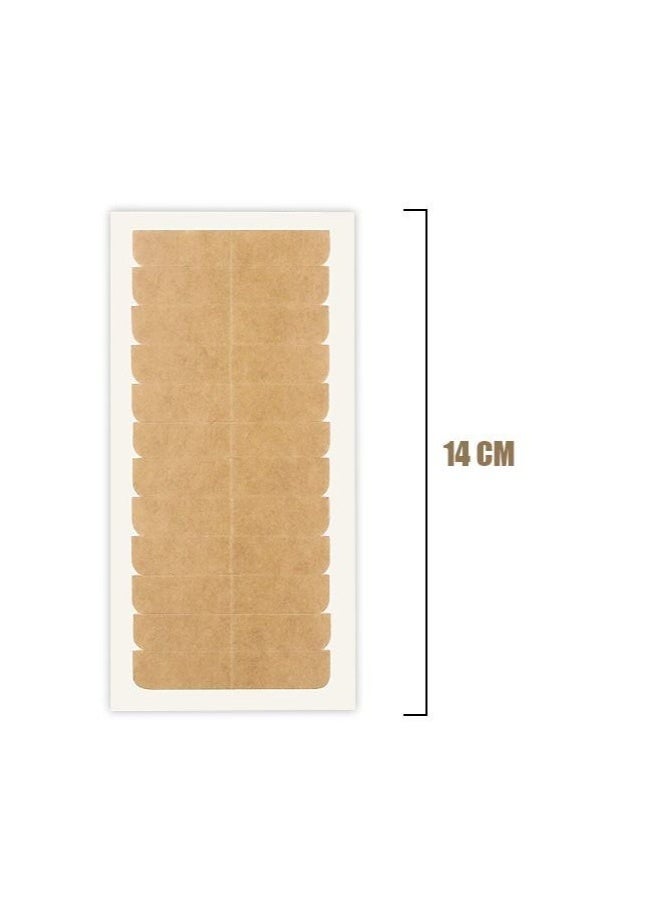 Generic 5 Sheets Lace Front Wig Tape Strips, Double Sided Waterproof Strong Adhesive Hair System Replacement Sticker, for Toupee Hairpiece and Hair Extension (Complexion) - Image 2