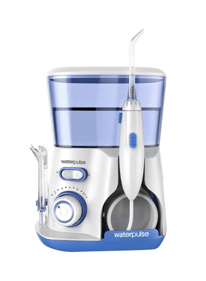waterpulse Dental Water Flosser Pik Thread Oral Hygiene For Daily Use White/Blue 800ml - Image 1