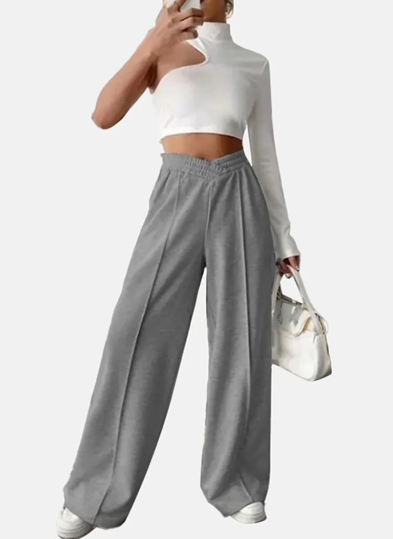 يونيكي Women High-Rise Wide Leg Trousers