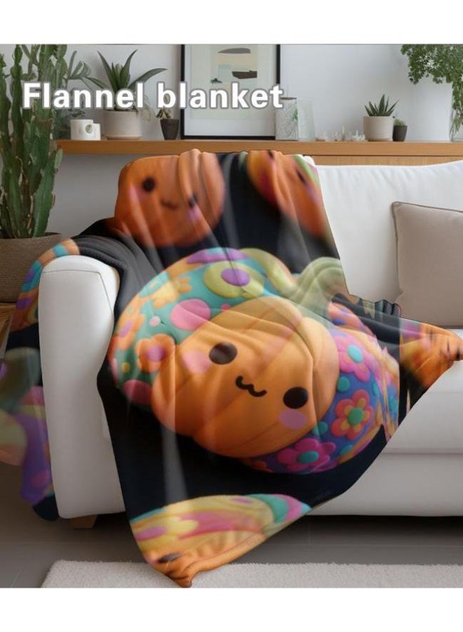 عام بطانية رقيقة من الفانيلا الكرتونية للأطفال والرضع (دافئة ومريحة، ومناسبة للنوم والألعاب) 70 سم * 100 سم - Image 5