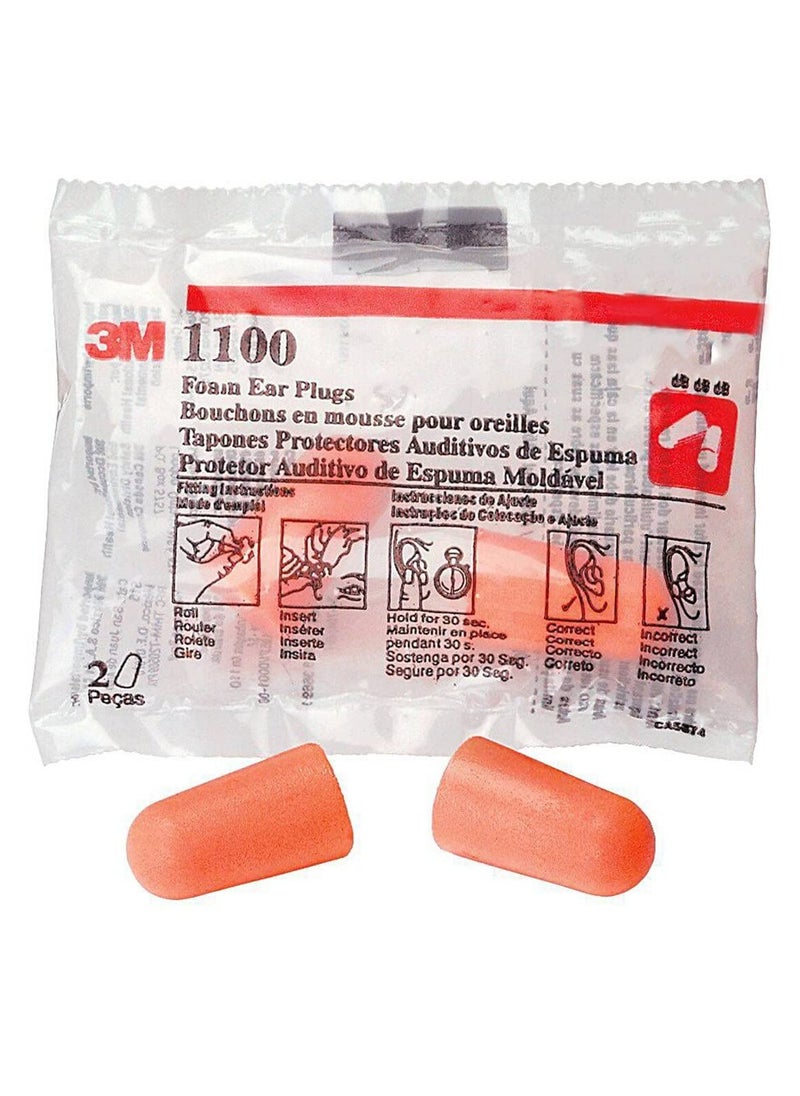 3M - 3M 1100 Foam Earplugs - Image 1