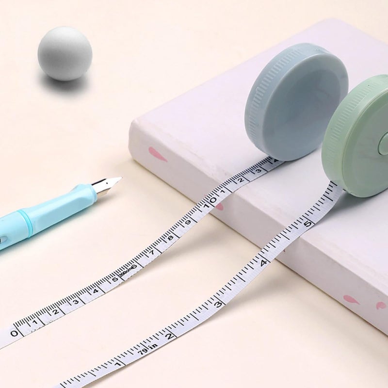Hemobllo 8pcs Soft Tailor Tape Measure Set 2.0m Retractable Flexible Measuring Tape for Sewing Craft Body Measurement with Multiple Colors for Home and Professional Use - Image 5