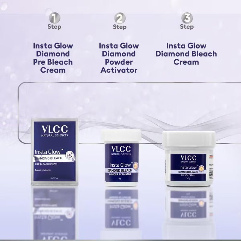 VLCC Insta Glow Diamond Bleach(60gm) - Image 4