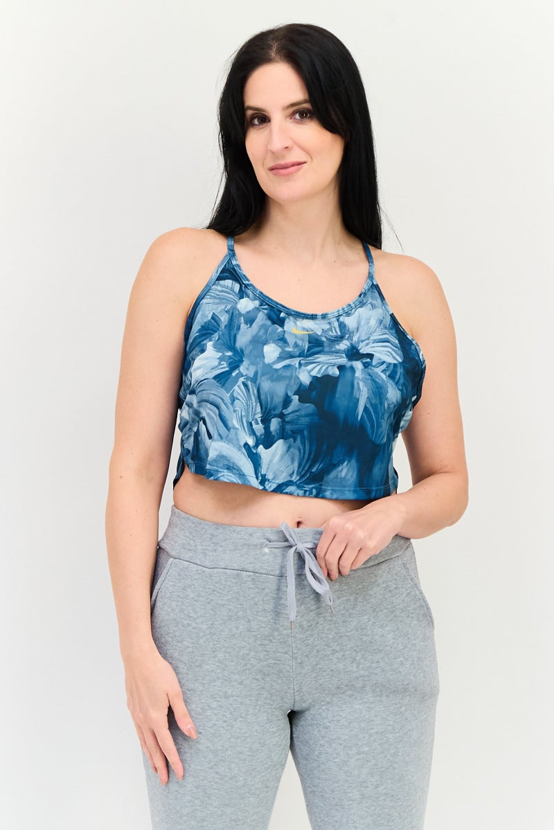 Nike Women Dri Fit Sleeveless Running Tank Top, Multicolor - Image 1