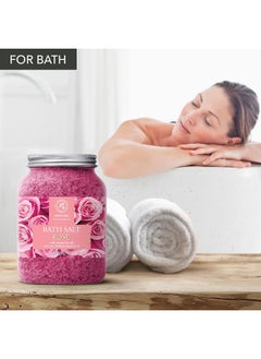 Aromatika Rose Bath Salts 46 Oznatural Rosewood Oil & Rose Extractbest For Relaxinggood Sleepbeautybathingbody Carewellnessrelaxaromatherapyspa  - Image 4
