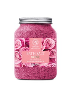 Aromatika Rose Bath Salts 46 Oznatural Rosewood Oil & Rose Extractbest For Relaxinggood Sleepbeautybathingbody Carewellnessrelaxaromatherapyspa  - Image 1
