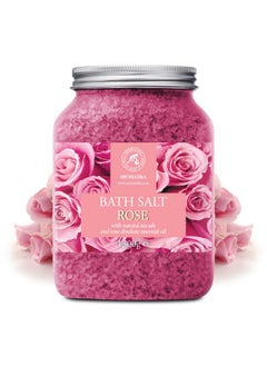 Aromatika Rose Bath Salts 46 Oznatural Rosewood Oil & Rose Extractbest For Relaxinggood Sleepbeautybathingbody Carewellnessrelaxaromatherapyspa  - Image 2
