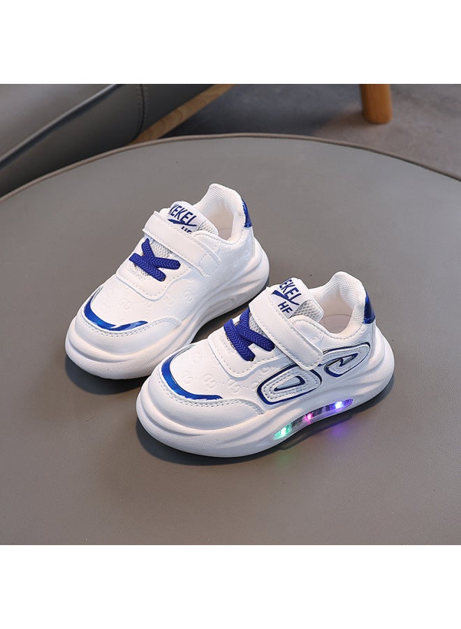 Boys' Sneaker  Spring And Autumn New Summer Breathable White Shoes Thin Shoes Soft Bottom Non-slip Children's White Shoes
