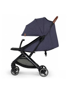 Kinderkraft Nubi Stroller Navy, Lightweight, Compact, One - Click Fold, With Cup Holder And Five - Point Safety Harness  - Image 3