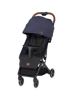 Kinderkraft Nubi Stroller Navy, Lightweight, Compact, One - Click Fold, With Cup Holder And Five - Point Safety Harness  - Image 4