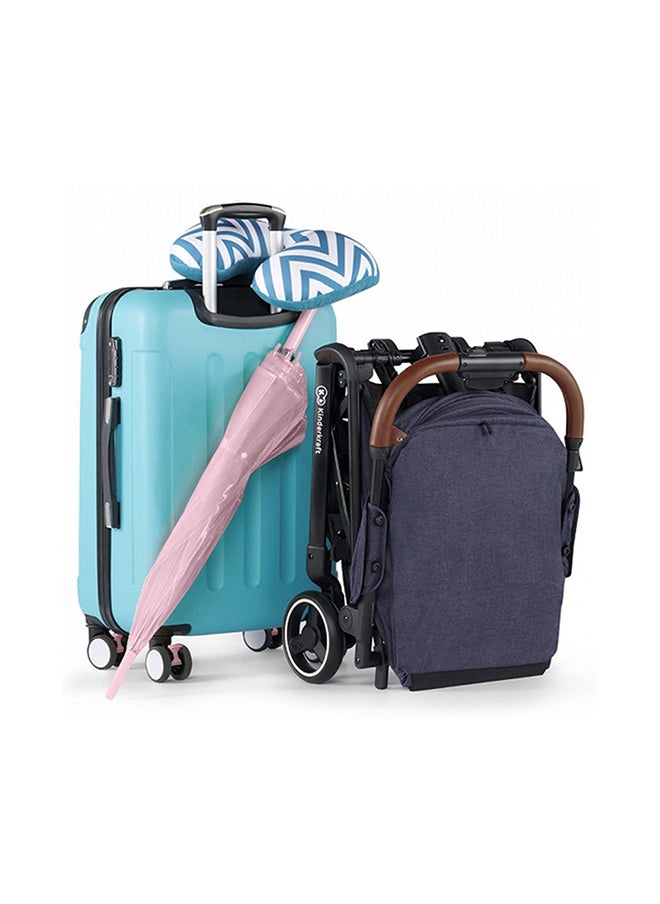 Kinderkraft - Nubi Stroller Navy, Lightweight, Compact, One - Click Fold, With Cup Holder And Five - Point Safety Harness - Image 1